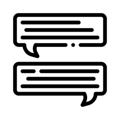 dialogue line icon