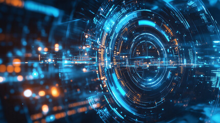 Fototapeta premium Sci-Fi Circular Structure