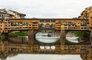 Ponte Vecchio on a cloudy day
