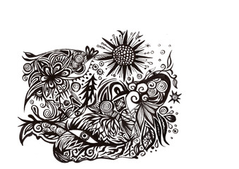 eye・アイ・目（自由、抽象、個性、混沌）ビジュアルアート