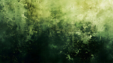 A soft, green gradient with a smoky finish gives a calm, mysterious vibe.