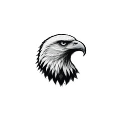 New bald eagle head