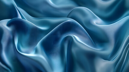 Obraz premium A smooth blue liquid texture with gentle flowing waves.