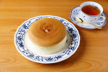 スフレチーズケーキ