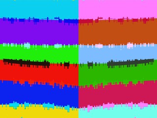 abstract rainbow background. Colorful wave pattern background.  Abstract geometric background Design for wallpaper, clothing, wrapping, fabric, textile, screen print Glass work for decorating photo