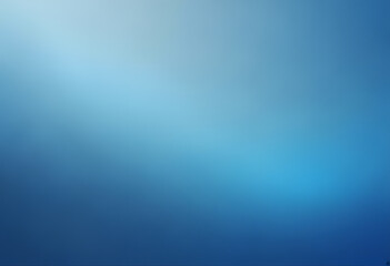 Fototapeta premium Blue grainy gradient background, light to dark azure sapphire cerulean denim blue smooth texture banner backdrop design.