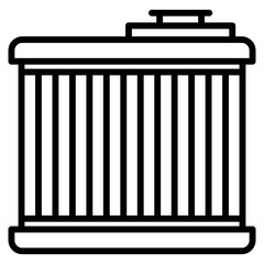 radiator single icon