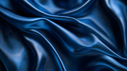 Fototapeta premium A soft, fluid texture of blue hues undulates gently, evoking calmness.