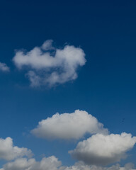 blue sky with clouds
