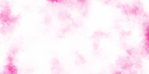 fresh and blurry pink cloud sky, Pink backgrounds watercolor vintage grunge texture, Soft and cloudy watercolor stain of pink paint texture, brush painted watercolor abstract painting background.