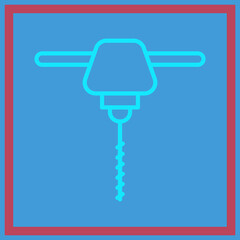 Jackhammer Icon Design
