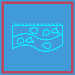 Mineral Deposit Icon Design