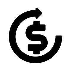 dollar sign glyph icon