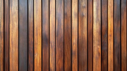 Modern design showcasing vertical wooden paneling with a smooth finish and contemporary lines ideal for enhancing interior and exterior spaces with a touch of natural elegance