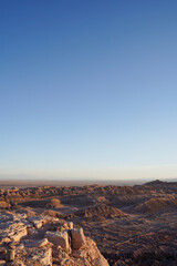 Sunset at Valle de la Luna, Atacama desert, San Pedro de Atacama, Chile