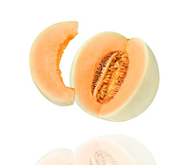 melon isolated on white background