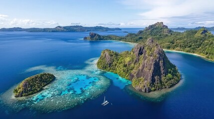 Obraz premium Tropical Islands and Ocean