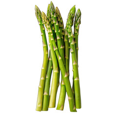 Asparagi isolated on transparent background