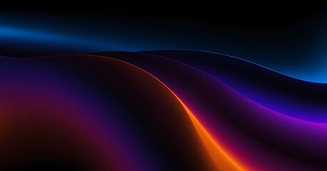 Fototapeta premium blue and orange line light grainy background,colours, blur, blurred, effect, gradient, graphic, soft, wallpaper, web, abstract, art, illustration, light, modern, template, blue, 23