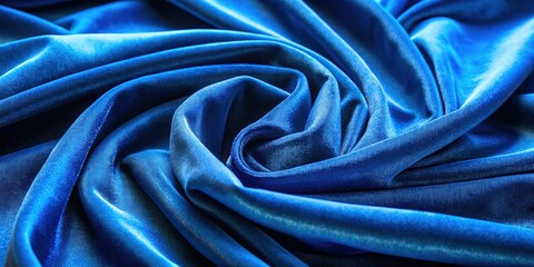 Obraz premium Blue Velvet Texture Background, Smooth Fabric, Luxurious Backdrop
