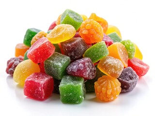 Colorful Candied Fruit, Sweet Treats, Gourmet Dessert