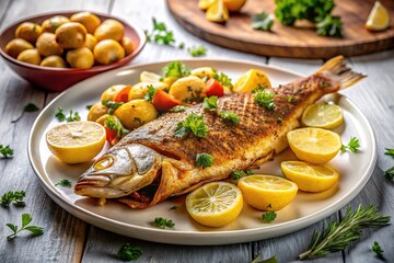 Crispy Fried Fish & Potatoes - Delicious Dish