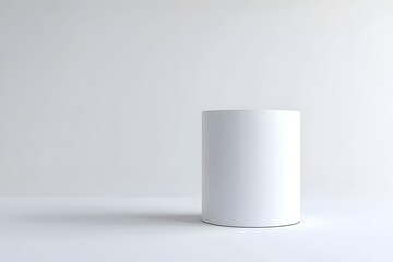 White Cylinder Mockup: Design Ideas