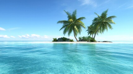 Tranquil Tropical Island Paradise