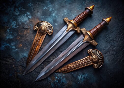 Explore ancient Greek weaponry: hoplite, kopis, and xiphos swords.  High-resolution photos reveal sharp detail and rich history.
