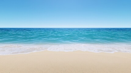 Fototapeta premium Tranquil Beach Scene