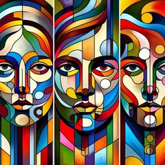 Geometric Portraits  (2)