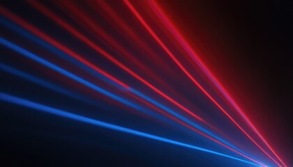 Fototapeta premium Red and blue laser light for concert background 8