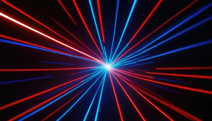 Red and blue laser light for concert background
8
