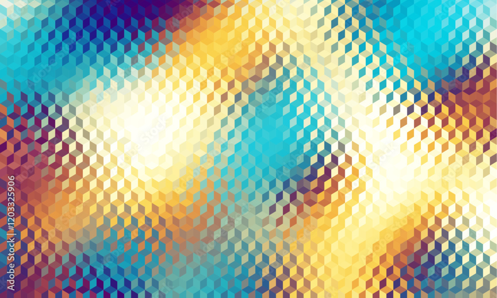 Aufkleber stained glass glowing textured surface illustration. glare effect. abstract glance background for de