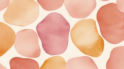 Creating Organic Watercolor Blotches Background in Pastel Shades for Artistic Creations