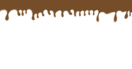 chocolate drops vector illustration