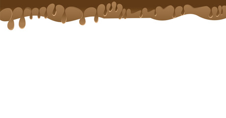 chocolate drops vector illustration