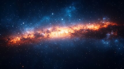 Obraz premium Infinite Stars Sparkling in the Cosmic Abyss