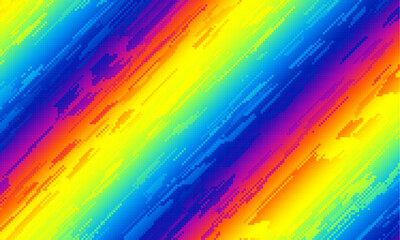 Pixel bitmap texture pattern. Geometric pixel pattern. Abstract bitmap retro design. Vector illustration