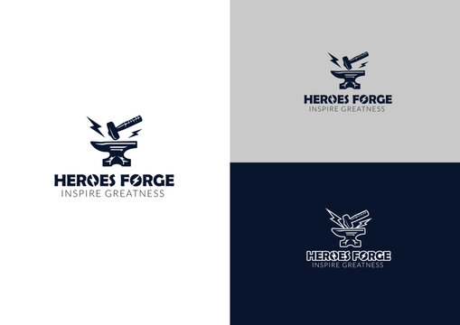 Forge logo design concept 