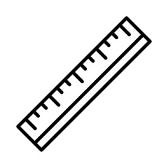 ruler sign symbol vector icon