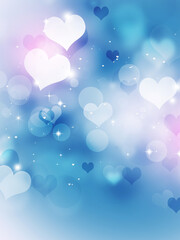Valentine Lovers Day Bright Background