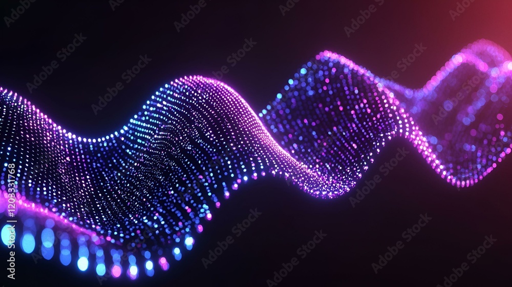 Poster dynamic artwork showcasing intricate data visualizations, blending vibrant colors and abstract forms