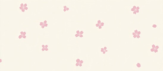 Designing a Minimalist Cherry Blossom Background Nature Graphic Art Calm Environment Close-up Aesthetic Concept