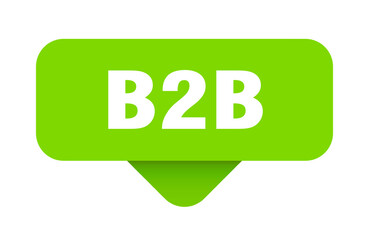 b2b sticker. b2b sign on transparent background