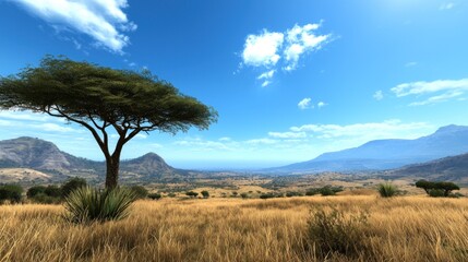 Obraz premium African Savanna Landscape