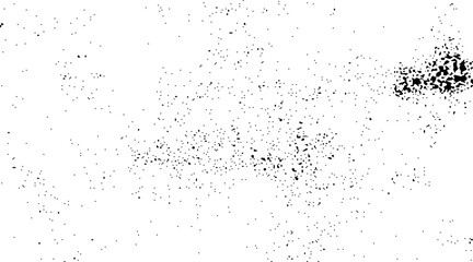Abstract grunge texture design on a white background. Dirt texture for the background with stain and blood drop effect. Distressed texture background with black and white colors. Abstract dust texture