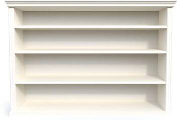 Empty White Shelves: Simple Design, Room Decor