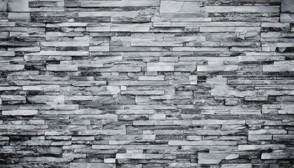 3D pattern of decorative slate stone wall surface texture