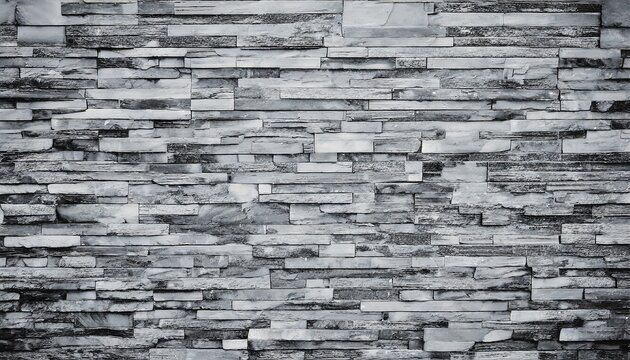 3D pattern of decorative slate stone wall surface texture